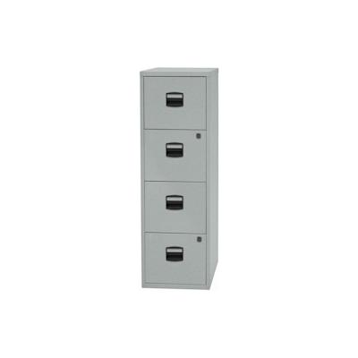 Hängeregistraturschrank 4 Schübe 1-bahnig silber