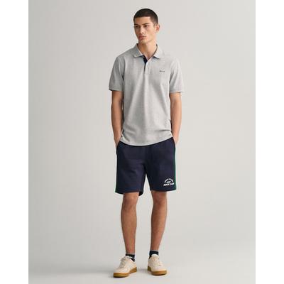 GANT Regular Fit Kurzarm-Kontrastpiqué Rugger