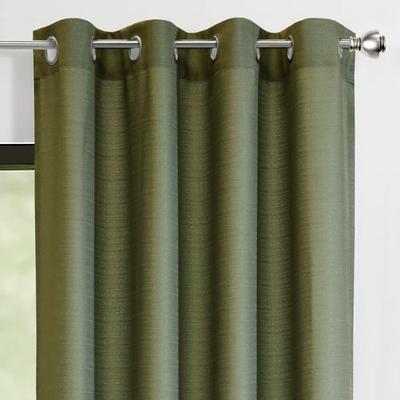 Medford Grommet Curtain Panel Cypress, 52 x 63, Cypress