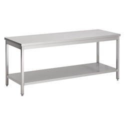 Combisteel Arbeitstisch mit Grundboden aus Edelstahl 700x800x900mm Image