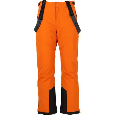 Skihose WHISTLER "Drizzle", Kinder, Gr. 152, EURO-Größen, orange (schwarz, orange), 100% Polyester, mehrfarbig, sportlich, lang, Hosen, mit Hosenträgern und wasserfester Eigenschaft Image