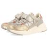 Sneaker GIOSEPPO "GORHAM", Kinder, Gr. 34, silber (platinfarben silberfarben), Synthetik, Textil, metallic, sportlich, Schuhe, Chunky Sneaker, Sneaker, Schnürschuh im Metallic Look