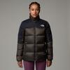 Daunenjacke THE NORTH FACE "W DIABLO DOWN 2.0 JACKET", Damen, Gr. L, braun (smokey braun schwarz heat), Obermaterial: 100% Polyester. Wattierung: 90% Daunen, 10% sonstige Federn, unifarben, sportlich, hoch geschlossener Ausschnitt, Langarm, Jacken,...