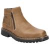 Winterboots JOSEF SEIBEL "Chance 55", Herren, Gr. 45, orange (brasil), Leder, casual, Schuhe, Schlupfstiefel, Komfortschuh, Winterstiefel mit Wechselfußbett
