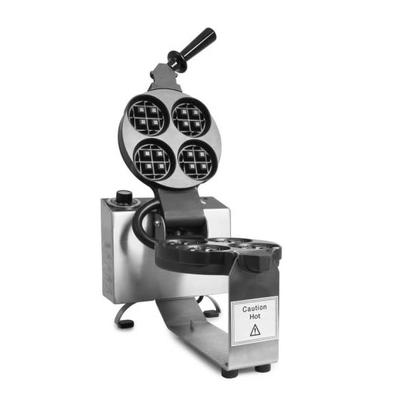 Sephra 14027-A Single Mini Belgian Commercial Waffle Maker w/ Aluminum Grids, 1700W, Stainless Steel, 100/120 V