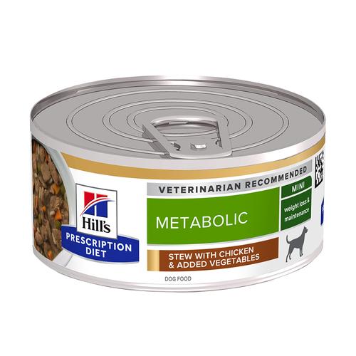 48x 156g Hill’s Prescription Diet Metabolic Gewichtsmanagement mit Huhn & Gemüse Nassfutter für...