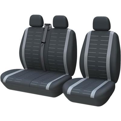 Autositzbezug, universell passend für die meisten LKWs, Vans, Busse, Vordersitz 1 + 2 (3-Sitzer). Image