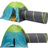 Tenda giocattolo per palline 100x100x90cm con Tunnel pop-up Blu - bunt - Littletom