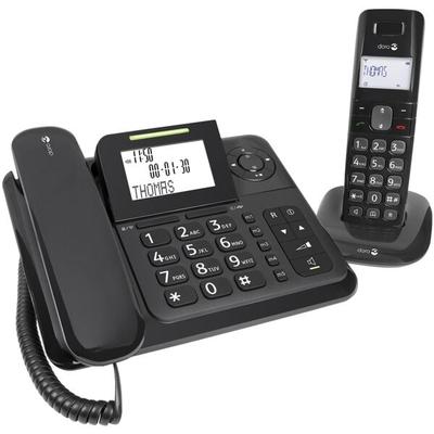 Telefon-Set mit Anrufbeantworter »Comfort 4005« schwarz, OTTO Office