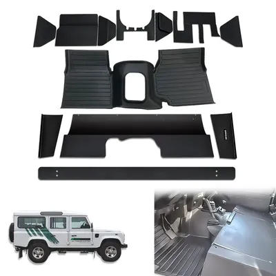 Waterproof Car Floor Mat Use for Land Rover Defender 300 Tdi Td5 90 110 130 Custom Car All-Weather