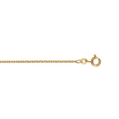 Goldkette ONE ELEMENT "Halskette aus 585 Gelbgold Ø 1,7 mm" Gr. 50, gold, Halsketten, Damen, 50, Gelbgold 585, Damen Gol