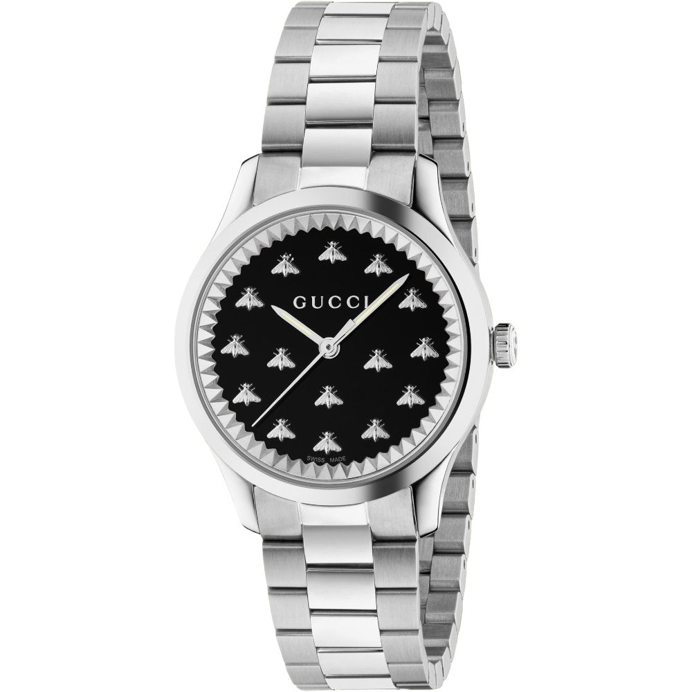 Gucci YA1265034 G-Timeless schwarzes Zifferblatt Damenuhr