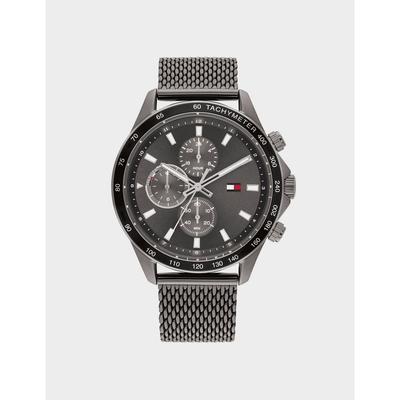 Montre Miles Chronograph Bracelet maille Tommy Hilfiger Pour Accessoires en Noir