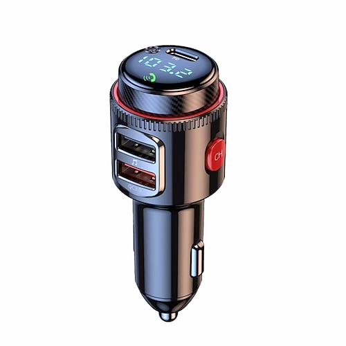 pd30wqc 3.0 bluetooth 5.4 lettore mp3 per auto trasmettitore fm vivavoce wireless riproduzione u disk adattatore di ricarica rapida per auto usb