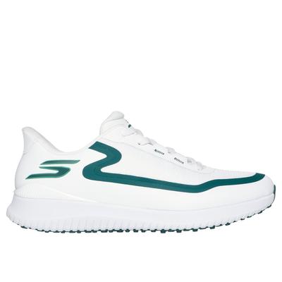 Skechers Men's Slip-ins: GO GOLF Flight Shoes | Size 12.0 | White/Green | Synthetic/Textile