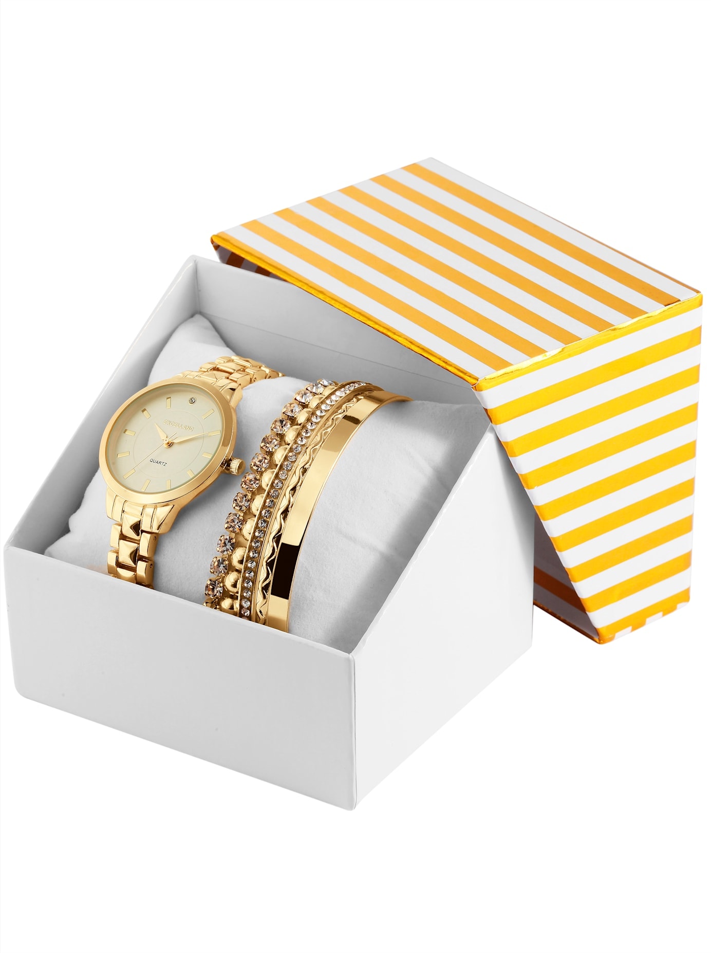 Quarzuhr, gold (goldfarben), Armbanduhren, Damen Image