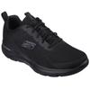Sneaker SKECHERS "SUMMITS-TORRE", Herren, Gr. 46, schwarz (schwarz uni), Textil, casual, Schuhe, Freizeitschuh, Trainingsschuh, Schnürschuh mit Memory Foam