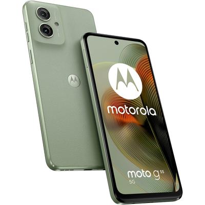 MOTOROLA Smartphone "moto g55 5G" Mobiltelefone Gr. 256 GB, grün (smoky green)