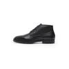 Schnürboots HENRY STEVENS "Wallace GB", Herren, Gr. 42, schwarz, Leder, klassisch, Schuhe