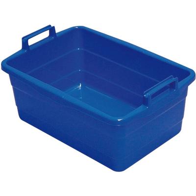 Wäschewanne LOCKWEILER, blau, B:55cm H:30cm T:88cm, Kunststoff, Wäschesammler, Kunststoff, 85 Liter, eckig Image