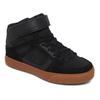 Sneaker DC SHOES "Pure High-Top EV", Kinder, Gr. 5,5(36,5), schwarz (schwarz, gum), Obermaterial: Leder / Futter: Textil / Außensohle: Gummi, Schuhe