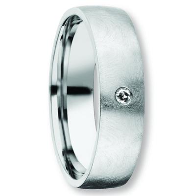 Diamantring ONE ELEMENT Gr. 56, silber, Fingerringe, Damen, 56, Silber 925 (Sterlingsilber), Damen Silber Schmuck Freundschaft / Partner Image