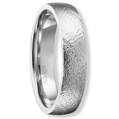 Silberring ONE ELEMENT "Freundschaft Partner Ring aus 925 Silber" Gr. 65, silber, Fingerringe, Damen, 65, Silber 925 (Sterlingsilber), Damen Silber Schmuck Freundschaft / Partner Image