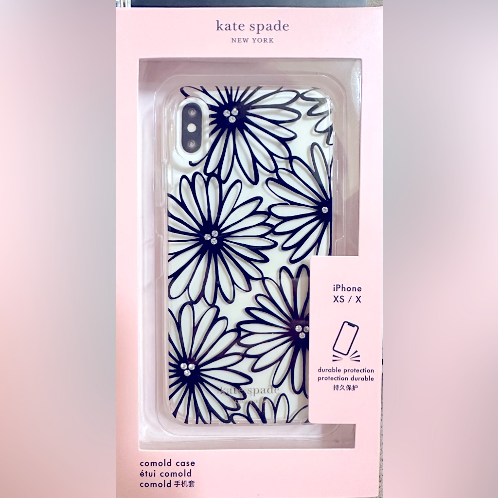 Kate Spade Cell Phones & Accessories | Kate Spade New York Iphone Xs/X Cell Phone Case | Color: Black/Silver | Size: Os