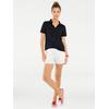 Poloshirt "Poloshirt", Damen, Gr. 48, schwarz, 95% Baumwolle, 5% Elasthan, B.C. BEST CONNECTIONS BY HEINE, unifarben, Kurzarm, Shirts
