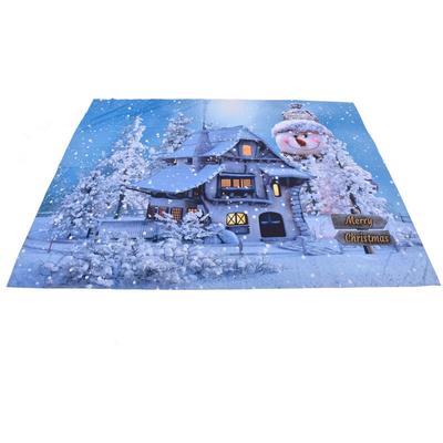 Jeffergarden Weihnachts-Wandteppich, Schneemann, dekorative Wanddecke zum Aufhängen, für