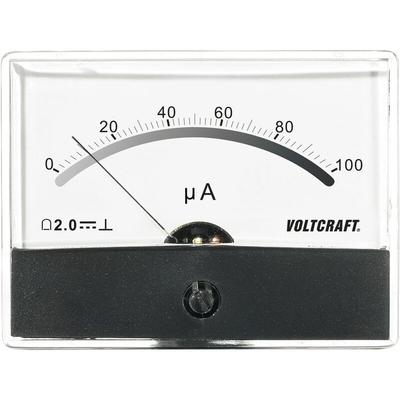 Voltcraft - AM-86X65/100µA AM-86X65/100µA Einbau-Messgerät AM-86X65/100µA/DC Drehspule Image