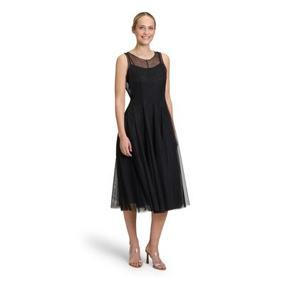 Cocktailkleid VERA MONT "Vera Mont Cocktailkleid figurbetont", Damen, Gr. 34, Normalgrößen, schwarz, Tüll, Obermaterial: 100% Polyester. Futter: 100% Polyester., festlich, Basic schmal kurz, Rundhals, ohne Ärmel, Kleider, Nahtführung Image