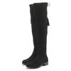 Overkneestiefel LASCANA "Stiefel, Langschaftstiefel", Damen, Gr. 42, Varioschaft, schwarz, Obermaterial: 100% Textilmaterial. Futter: 100% Textilmaterial. Decksohle: 100% Lederimitat. Laufsohle: 100% Synthetik, unifarben, elegant, Schuhe, mit...
