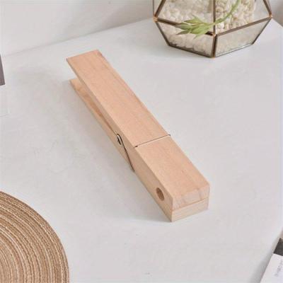 TEMU Large Towel Hanger Wooden Laundry Stand Quilt Blanket Clothes Hanger