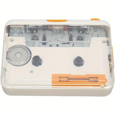 TEMU Usb Cassette Converter Portable Mp3 Music Tape Player With Earphone For Pc