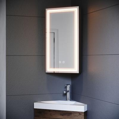Spiegelschrank Bad mit Beleuchtung und Steckdose led Spiegelschrank mit Touch-Schalter, 3 Image