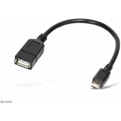 Logilink - s-impuls OTG-Adapterkabel mit Micro-B Stecker, 15 cm