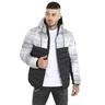 Brave Soul Bravesoul Mens Puffer Jacket Winter Hooded Zip Coat - Black - Size Medium | Brave Soul Sale | Discount Designer Brands