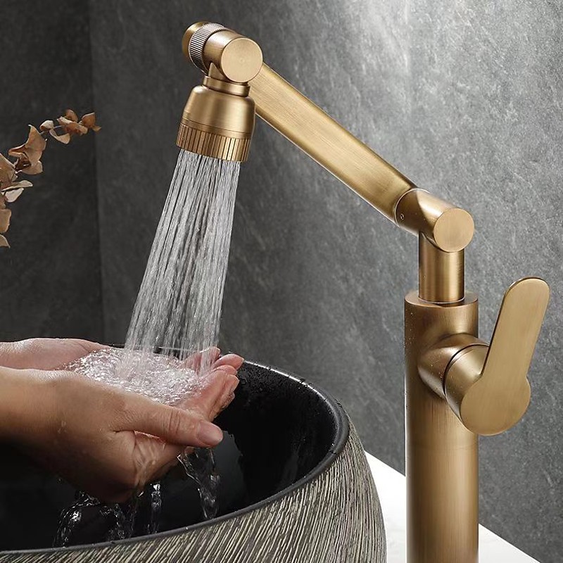 Single Handle Bathroom Faucet Basin Sink Mixer Black Faucet Dual Sprayer Nozzle Hot Cold Crane Mixer Water Taps
