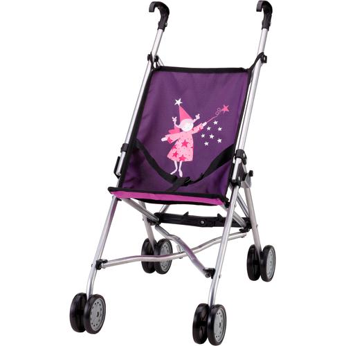 Puppenbuggy BAYER ""lila mit Fee"" Puppenwagen lila fee Kinder