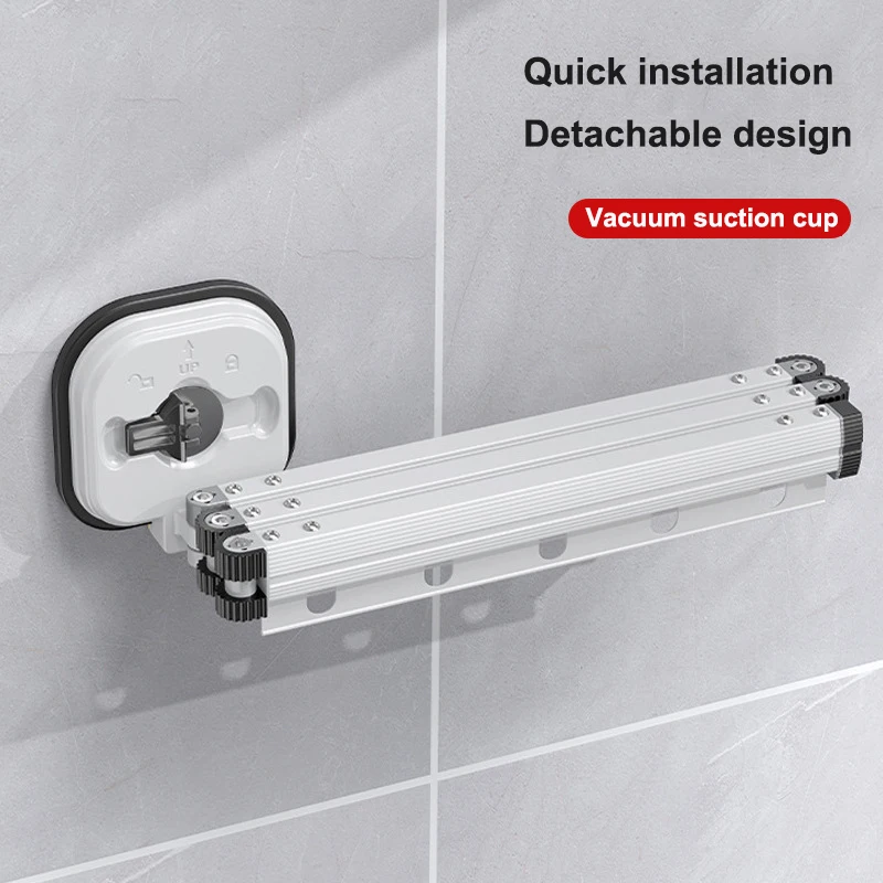 Cintre pliant pour vêtements, support de séchage de tissu rétractable d