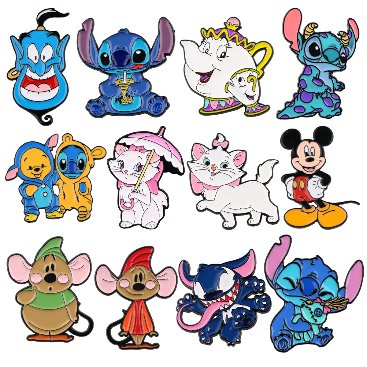 Broches mignonnes en émail de dessin animé pour femmes, épingles à revers, Badge sur sac à dos, accessoires de Costume, bijoux à la mode, cadeaux pour amis