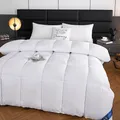 Couette de style hôtel Queen KingLightweight moelleux, confortable et respirante, douce couette d'hiver très chaude, couverture de couette 220x240