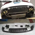 A3 S3 PP paraurti posteriore diffusore a labbro Spoiler di scarico posteriore per Audi A3 S3 Sline 2017-2019 Car Styling