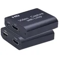 Scheda di acquisizione del gioco con Loop Out HDMI-compatibile con USB 2.0 720P 1080P 30Hz Video Audio Grabber Box per Windows7/8/10 PC Live OBS