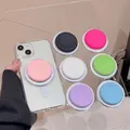 Corea carino rotondo in silicone per telefono magnetico Magsafe Griptok Grip Tok supporto per iPhone 15 supporto pieghevole per custodia di ricarica wireless