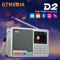GTMEDIA D2 Radio DAB Altoparlante Bluetooth digitale AUX IN Slot per scheda TF Lettore MP3 Registra orologio Sveglia Timer del sonno con batteria 18650