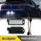 2 pezzi LED numero luci targa lampade per Renault Clio Espace Kangoo Master Megane Twingo Koleos