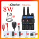 Baofeng negozio ufficiale 2 pz UV-5R 8W/5W Tri-Power Walkie Talkie ad alta potenza Dual Band a lungo raggio portatile portatile UV 5R Radio