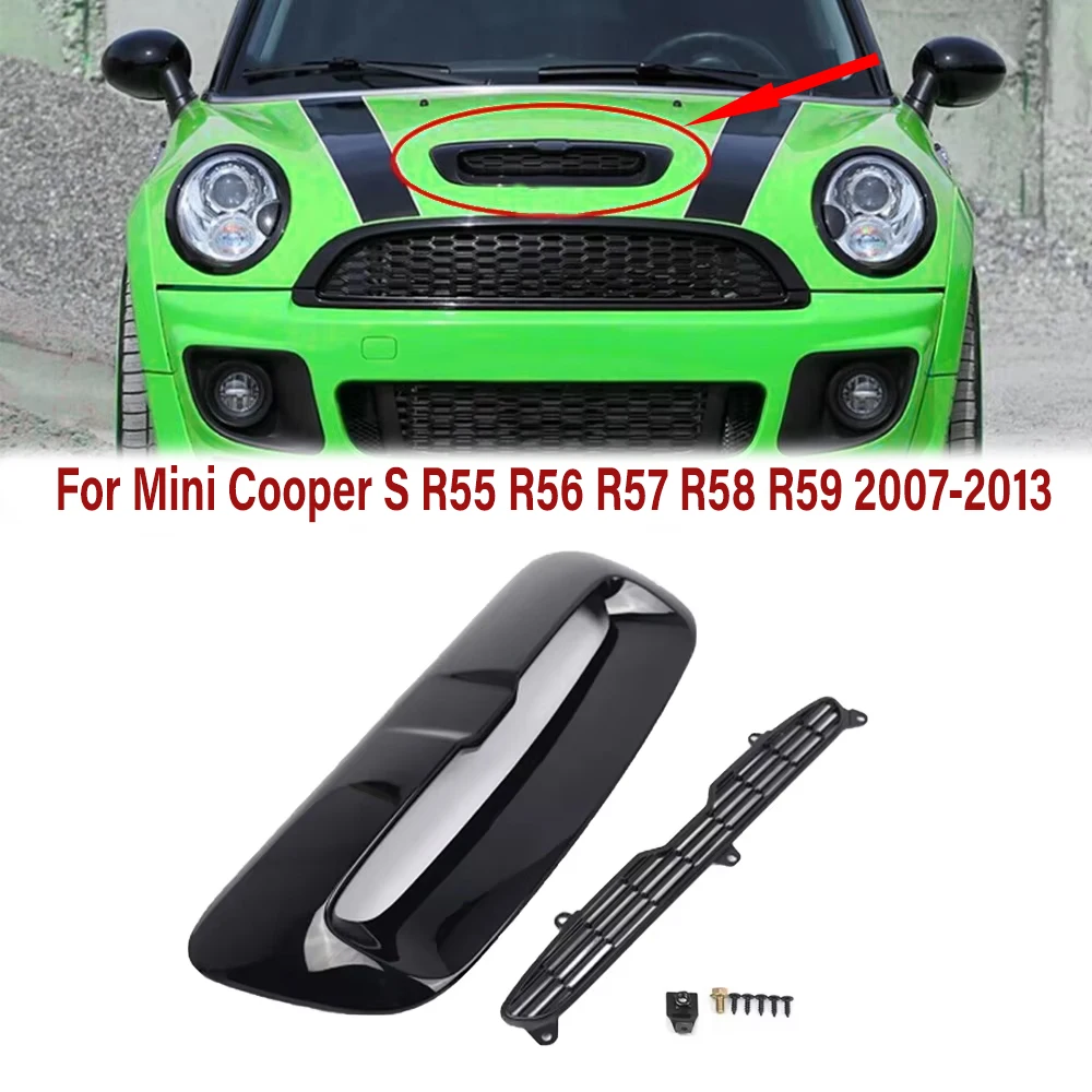 Auto vorne Lufteinlass Entlüftung schaufel für Mini Cooper R55 R56 R57 R58 R59 2012-2015 Motorhauben schaufel 2007 2013 Image